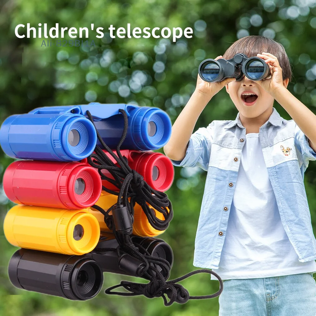 

Telescope Portable Kid Binocular Foldable Outdoor Observing Tool High Resolution Children Binocular