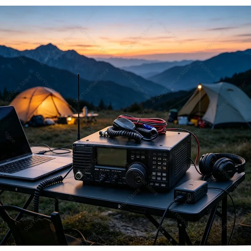 IC-718 HF SSB Transceiver 100W Full Band Mobile Ham Radio For Amateur Radio Communication