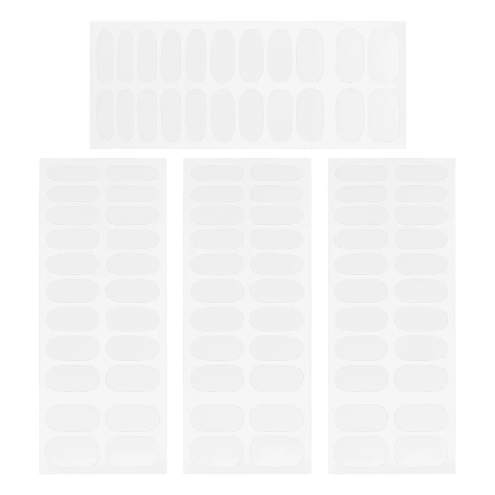 สติกเกอร์ติดเล็บลายขัดเงาสำหรับผู้หญิง แผ่นใสสำหรับตกแต่งเล็บ ป้องกันหนังกำพร้า ไม่ต้องใช้ท็อปโค้ท