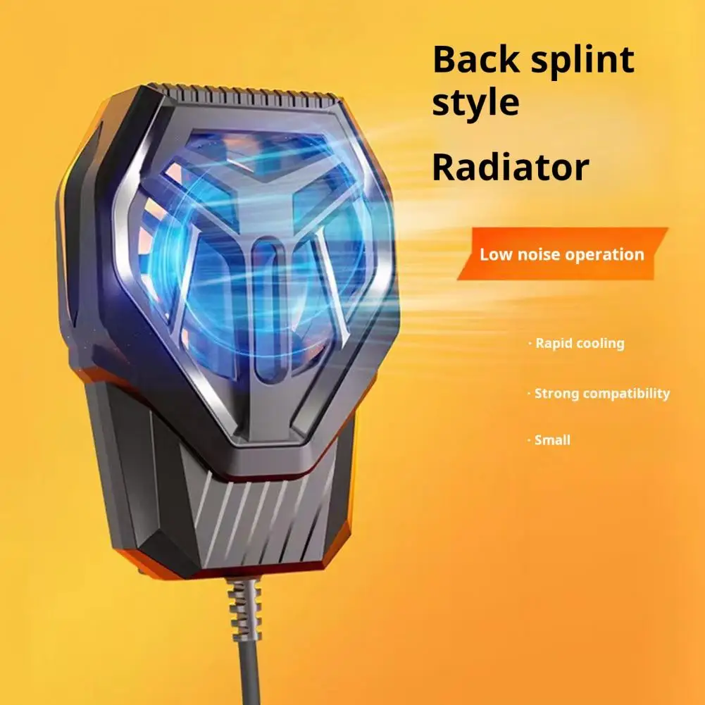Phone Radiator Phone Fan Efficient Semiconductor Radiator for Universal Mobile Phones Ultra-quiet Fan with Simple Installation