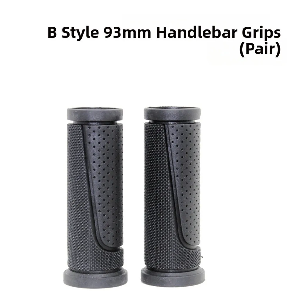 

Rubber Handlebar Grips Compatible with 22.2mm Mountain Bike Handlebars Featuring Deep Traction Pattern for All-Weather Control