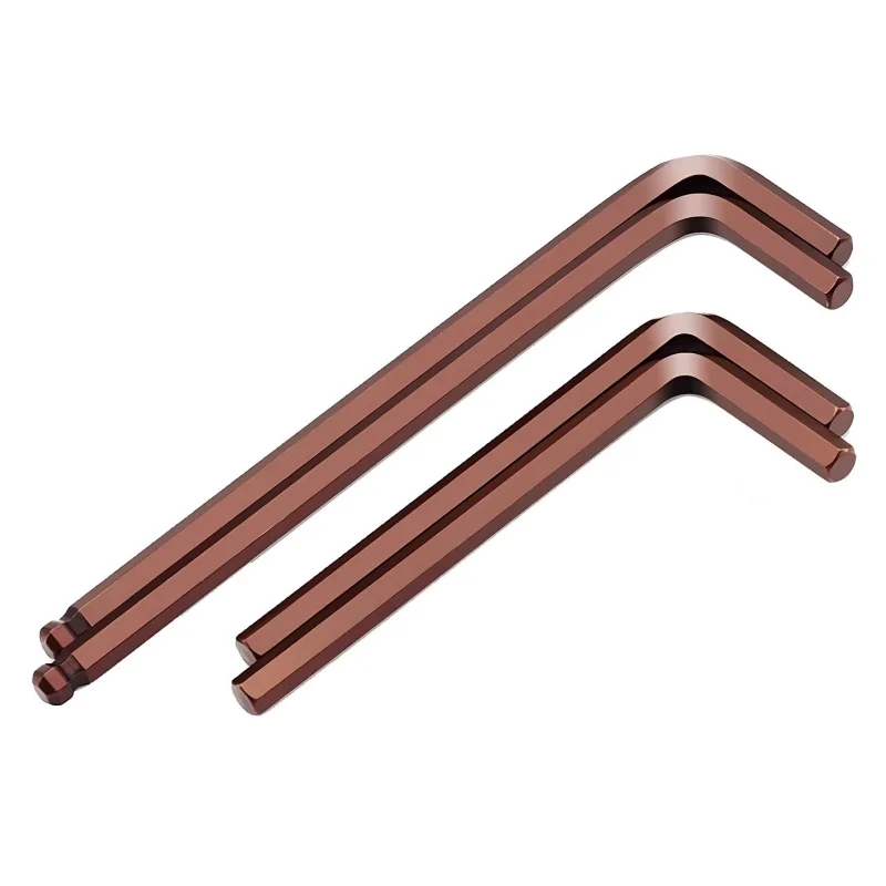 شقة رئيس/الكرة نهاية عرافة مفتاح ربط 1.5/2/2.5/3/4/5 ~ 14 مللي متر S2 هاردن L-شكل ألين مفتاح متري مسدس مفاتيح أداة اليد لإصلاح المنزل