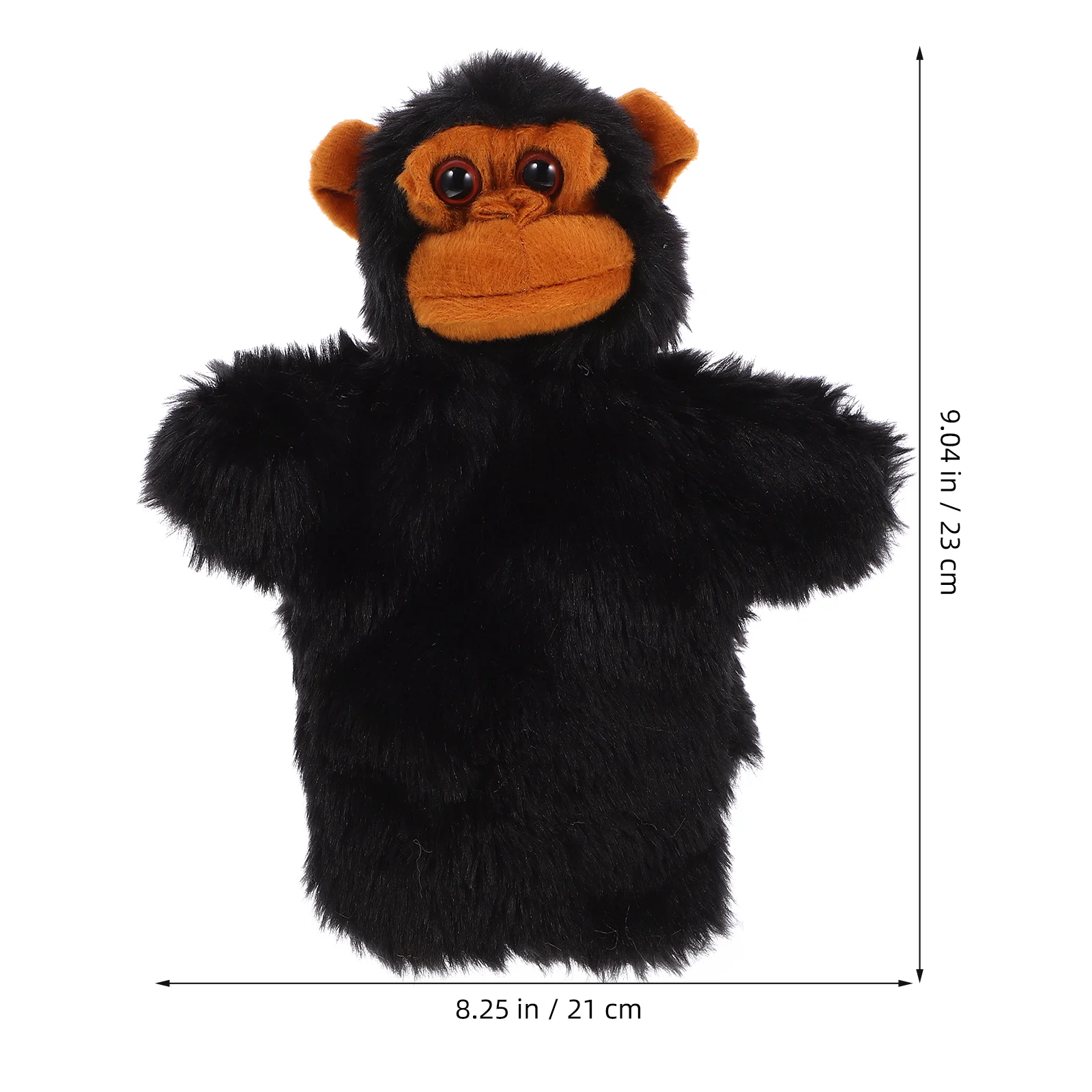 Animal Orangutan Hand Puppet Child Children's Toys Cotton Puppets for Storytelling