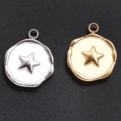 High Quality Stainless Steel Fashion Pendant Irregular Geometry Star Gloss Glossy No Fading New Pendants Diy Jewelry Making