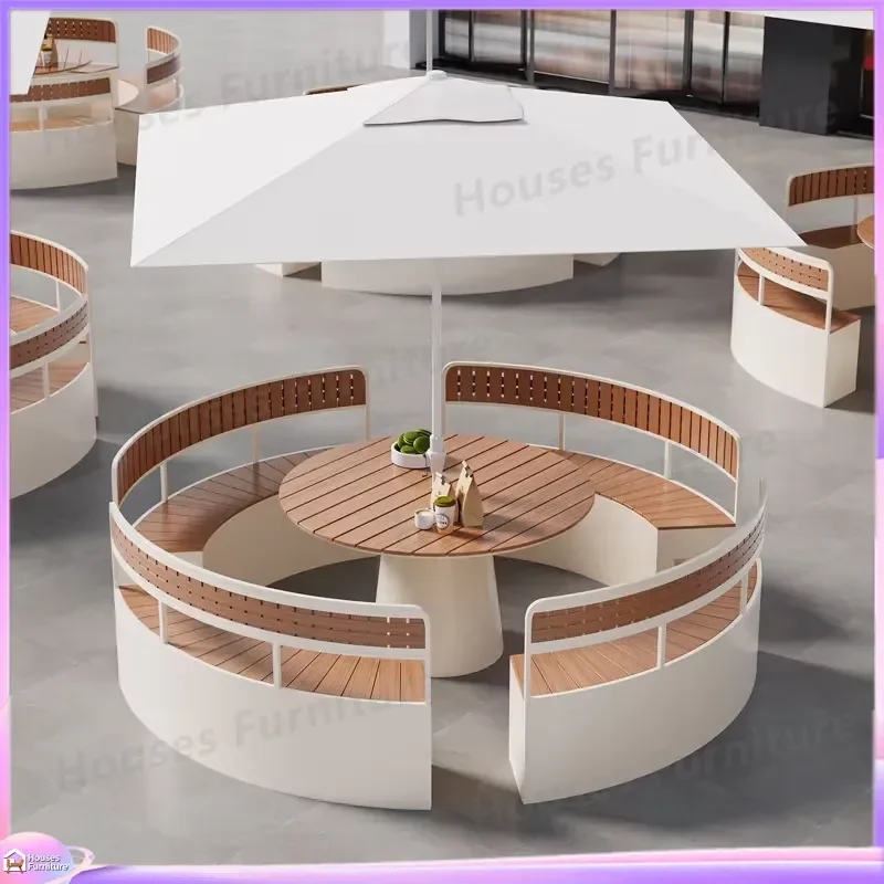 Outdoor Shoe Cabinet Waterproof Sunscreen Plastic Wood Storage Bench for Courtyard Terrace Park Garden Patio Furniture