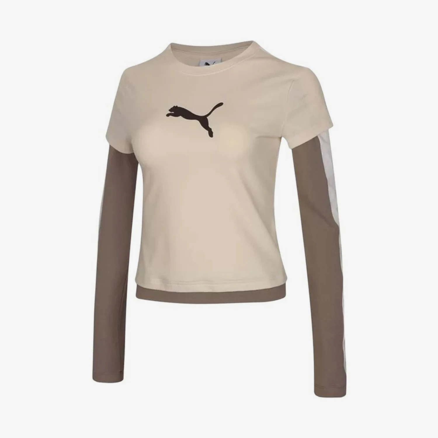 Puma genuine women's simple round neck sports style casual and comfortable long sleeved T-shirt 639803-87