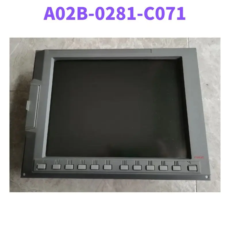 

Used FANUC A02B-0281-C071 A02B 0281 C071 LCD Unit For CNC Controller