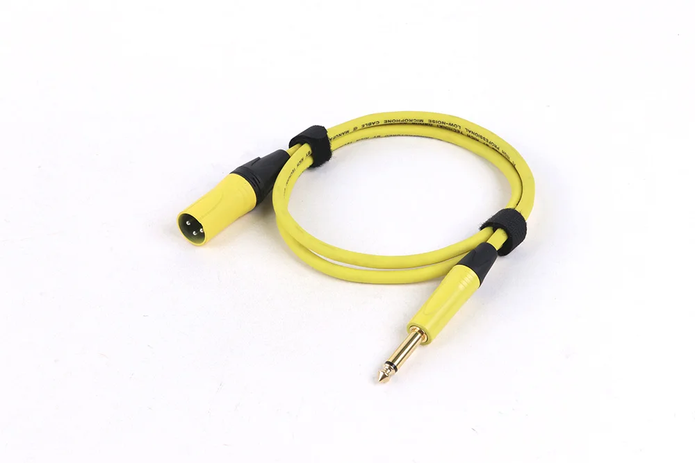 6,35 mm Mono-Stecker TS-Buchse auf 3-poliges XLR-Stecker/Buchse Audiokabel für Pro-Aufnahme, Verlängerung, Mikrofon, Kabel, Mixer, Lautsprecher, Verstärker, Live – Detail 6