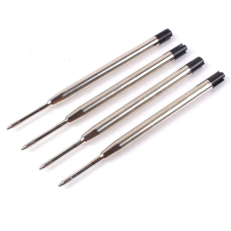 

10 Pcs High Quality Black Ink Refill Made Of Metal Material Lightweight And Smooth For Roller Ball Pens Smooth Writing