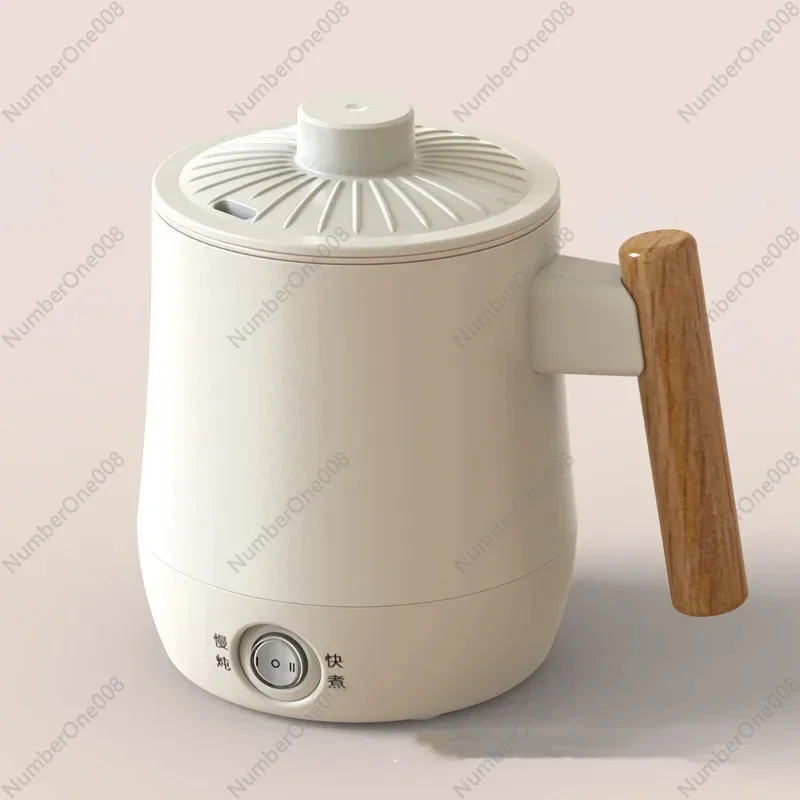 600ml Electric Heating Cup Health Kettle Travel Kettle Mini Non-stick Rice Cooker Portable Noodle Cooker Quick Kettle 220V