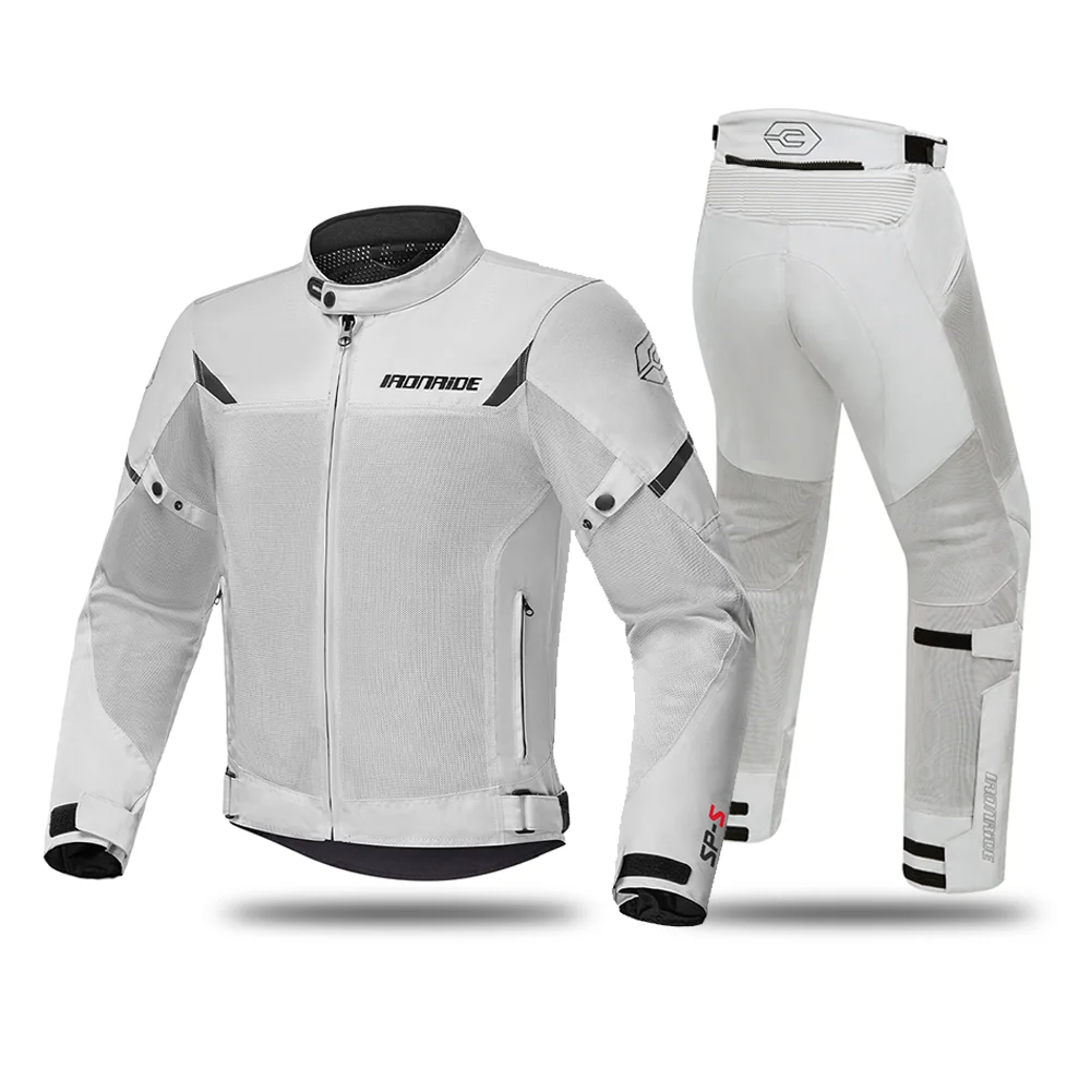 Motorcycle Jacket Men Summer Breathable Racing Motorcycle Jacket CE Certification Protection Riding Clothing Reflective Stripe
