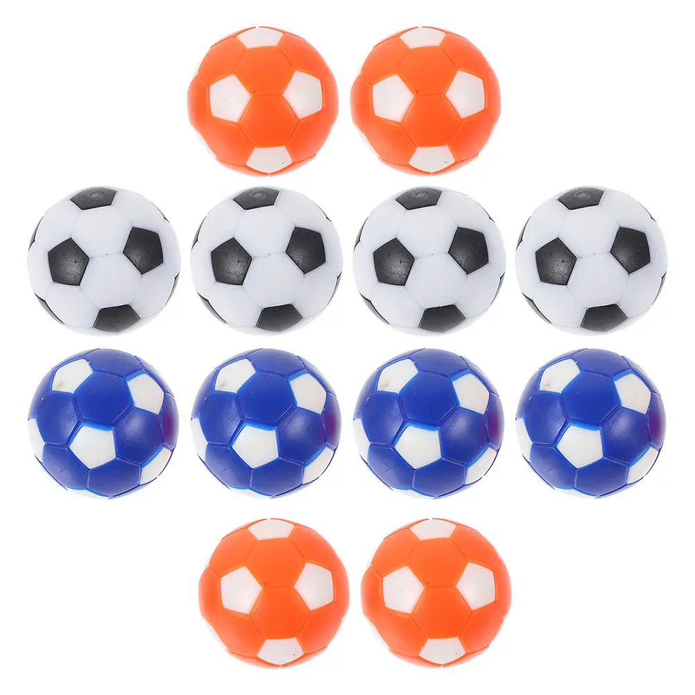 

12Pcs Foosball Table Accessories Colorful Replacement Balls Desktop Table Football Game Parts Set Foosball Balls