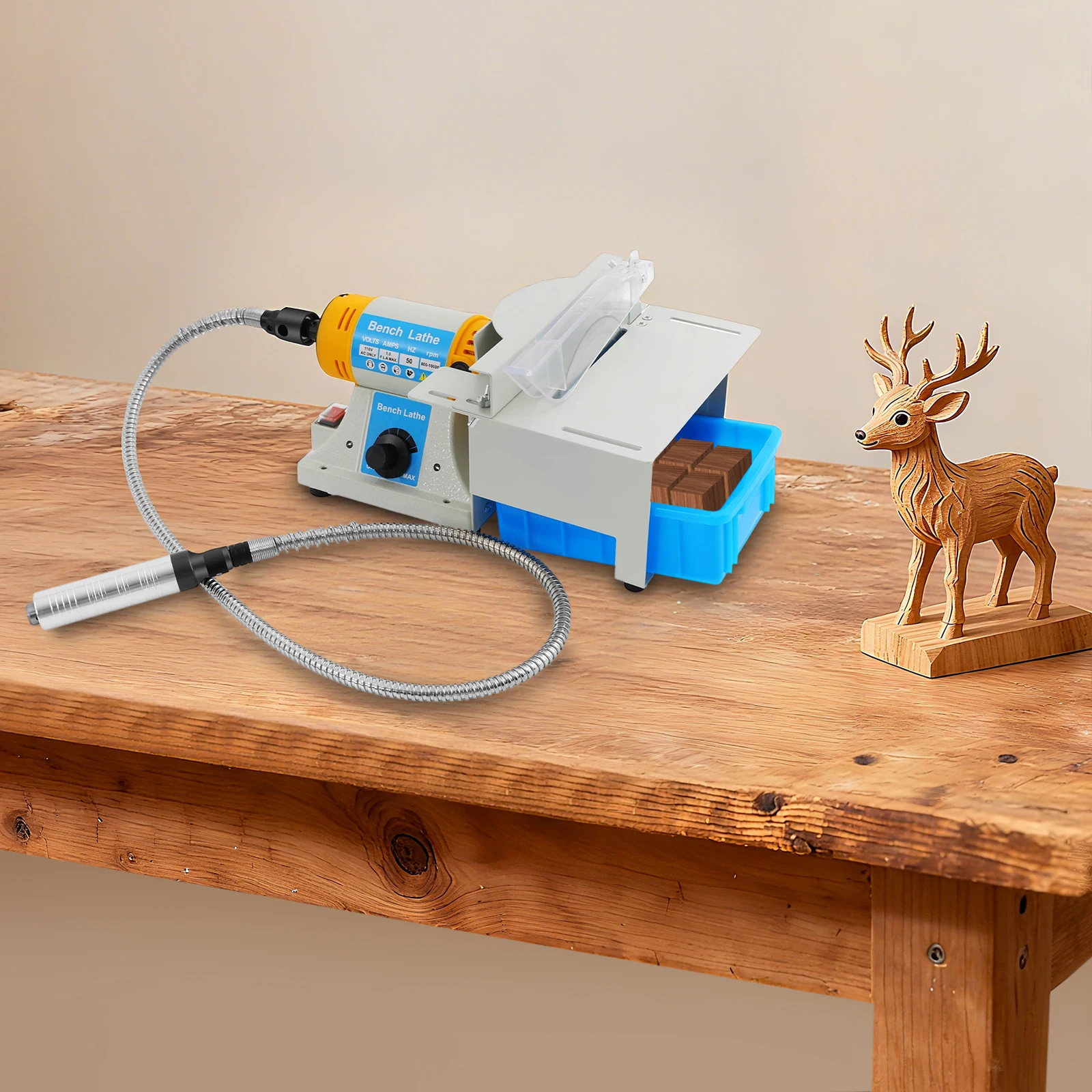 

320W Table Saw Kit Plastic+Metal - Impact&Wear Resistant, High-Speed Motor Enables Efficient Cutting/Grinding/Polishing