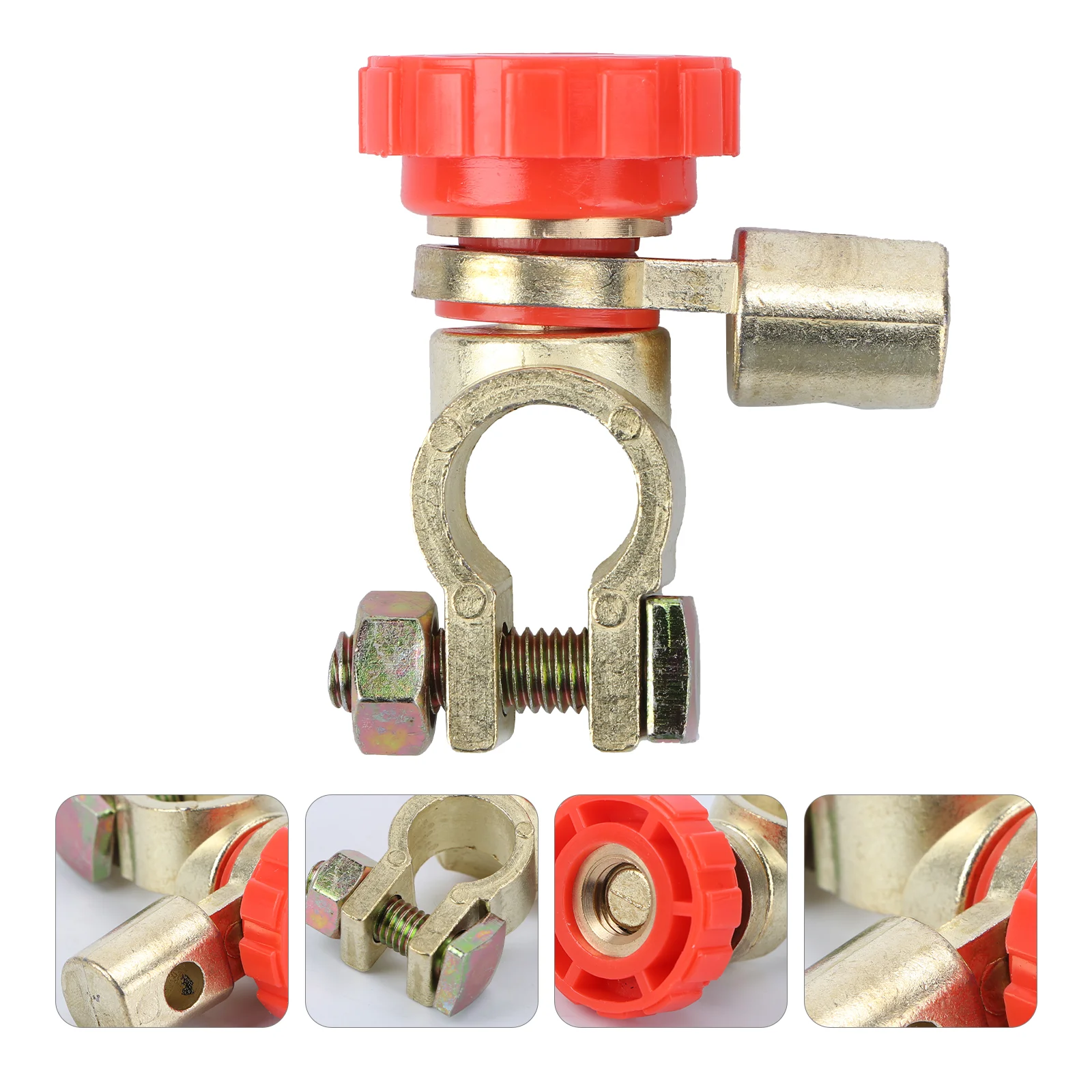 17mm Universal Car Disconnect Isolator Cut Off (Red) Disconnector Isolator