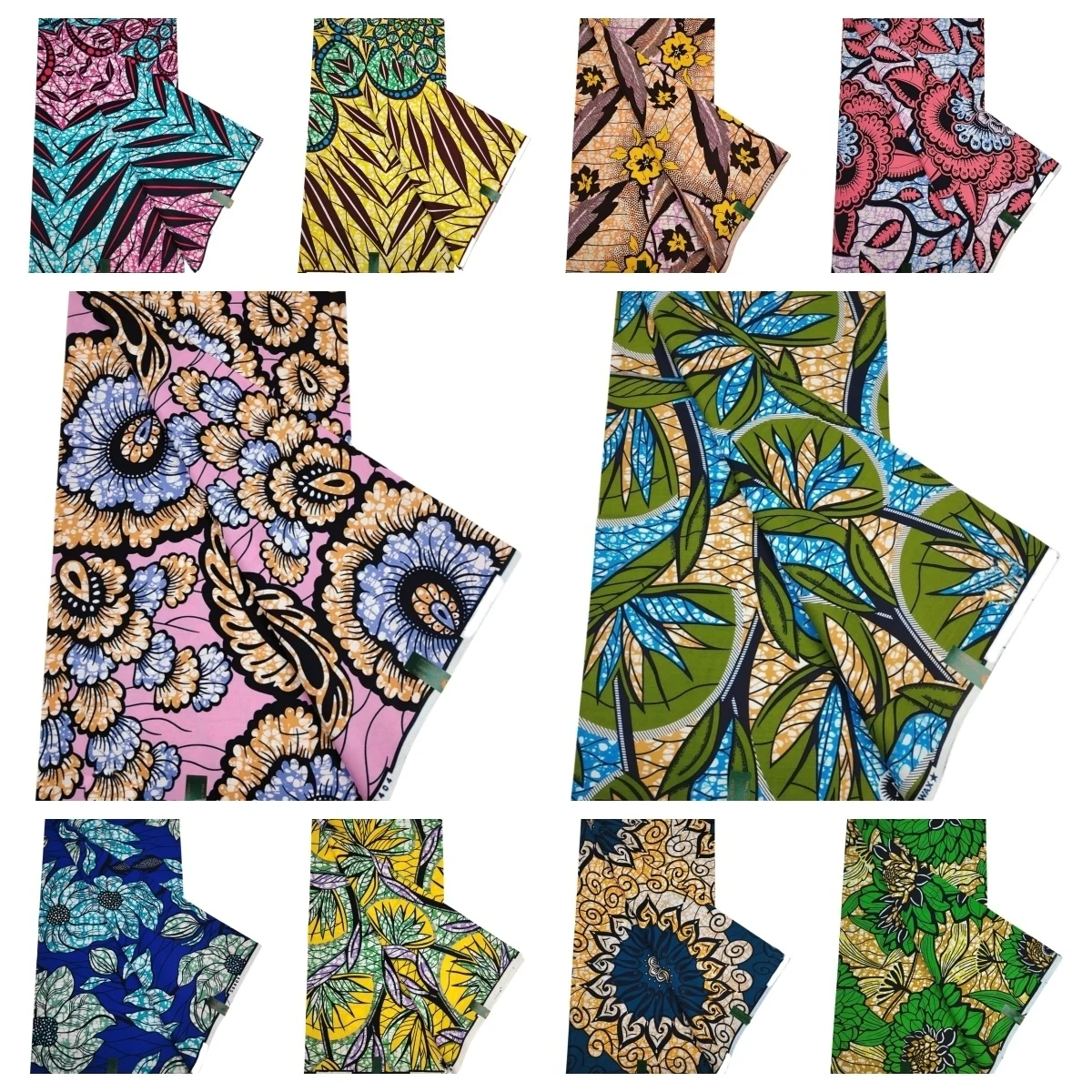 2024 New Arrival Guaranteed Veritable Original African Real Wax Fabric Ghana Style Ankara Wax Prints Fabric 100% Cotton Pagne