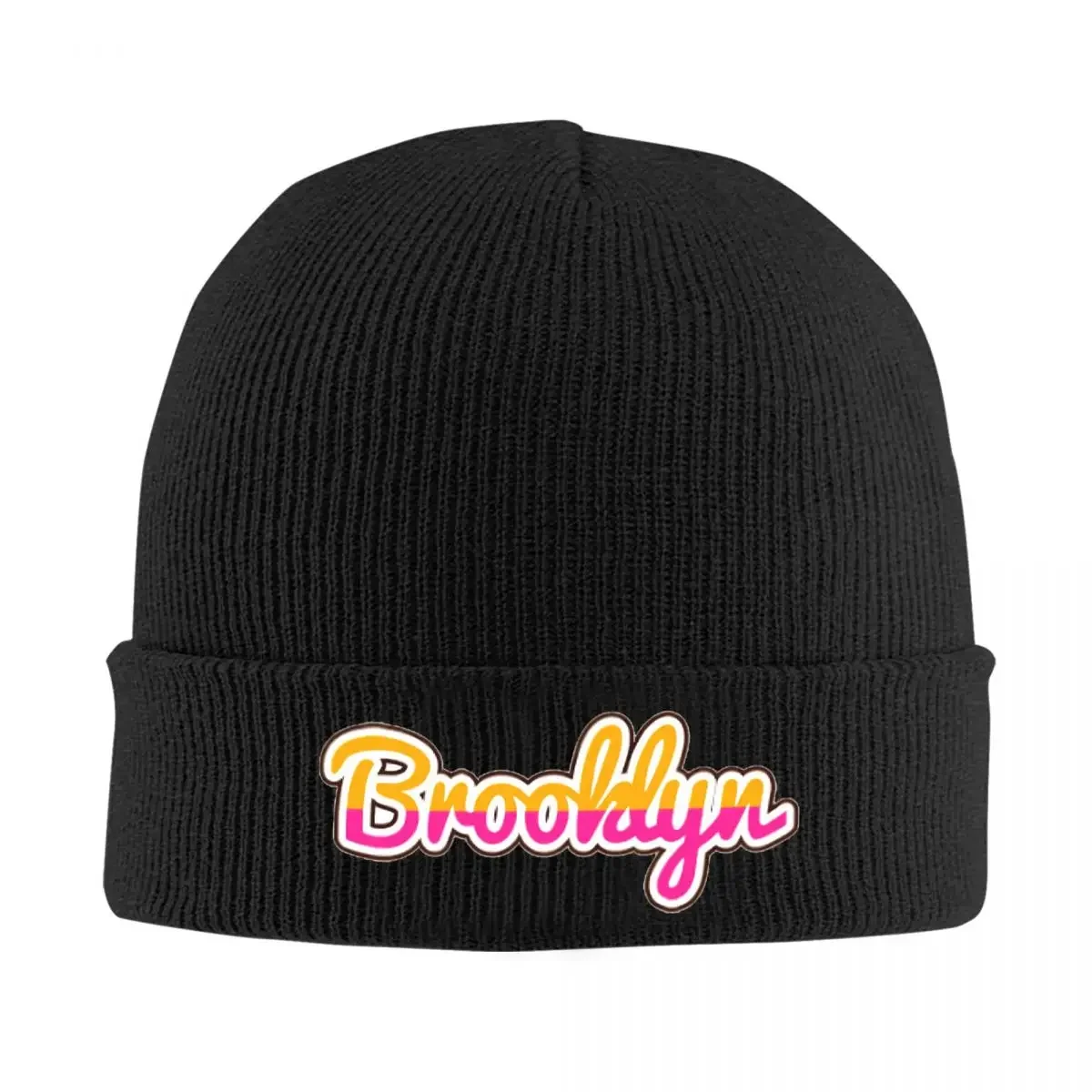 Brooklyn Beanie Hats coney island Casual Caps Female Male Hippie Skullies Beanies Autumn Printed Head Wrap Beanie Hat