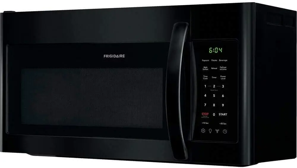 Frigidaire FFMV1846VB 30" Black Over the Range Microwave with 1.8 cu. ft. Capacity, in Black