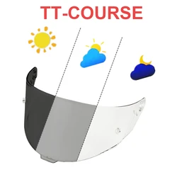 Photochromic Visor Lenses for KYT TT COURSE Motorcycle Helmet Shield Windshield Sunscreen TTC Helmets Accessories High Strength