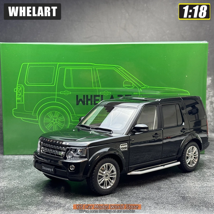 WHELART 1/18 2014 Land Rover Discovery 4 diecast Model Black Green 