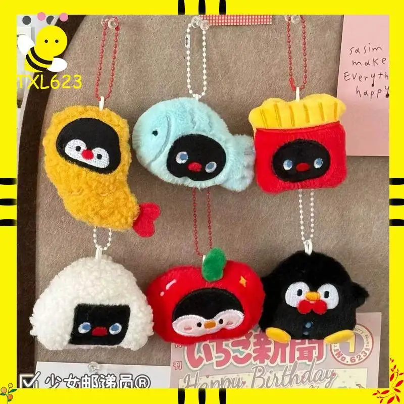 الكرتون البطريق دمية المفاتيح لطيف الفتيات على ظهره قلادة ديكو Kawaii أفخم دمية سيارة المفاتيح للأطفال هدية النساء هدية بالجملة