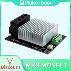 Makerbase  MKS MOSFET 3D printer parts heating controller for heat bed/extruder MOS module exceed 30A support big current