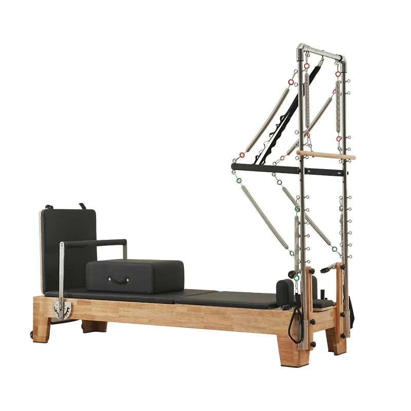 

Pilates 2-in-1 3-in-1 Elevated Bidirectional Sliding Core Bed Pilates Equipment Gym Yoga Exercise Core Bed