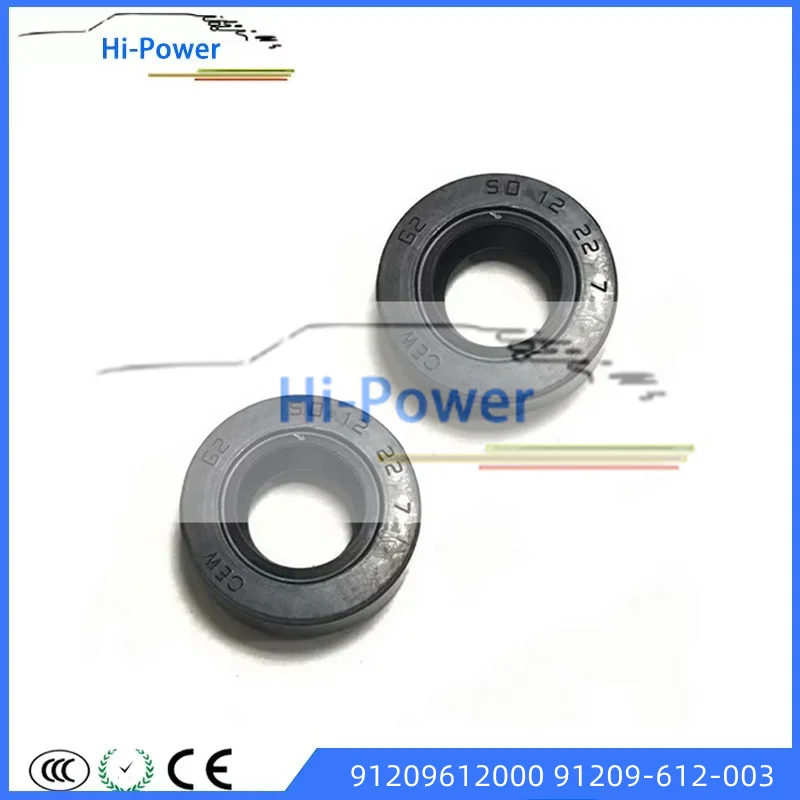 2Pcs 91209-612-003 Transmission lever changing shaft oil seal 91209612000 91209612003 for HONDA CIVIC CRV 12-22-7