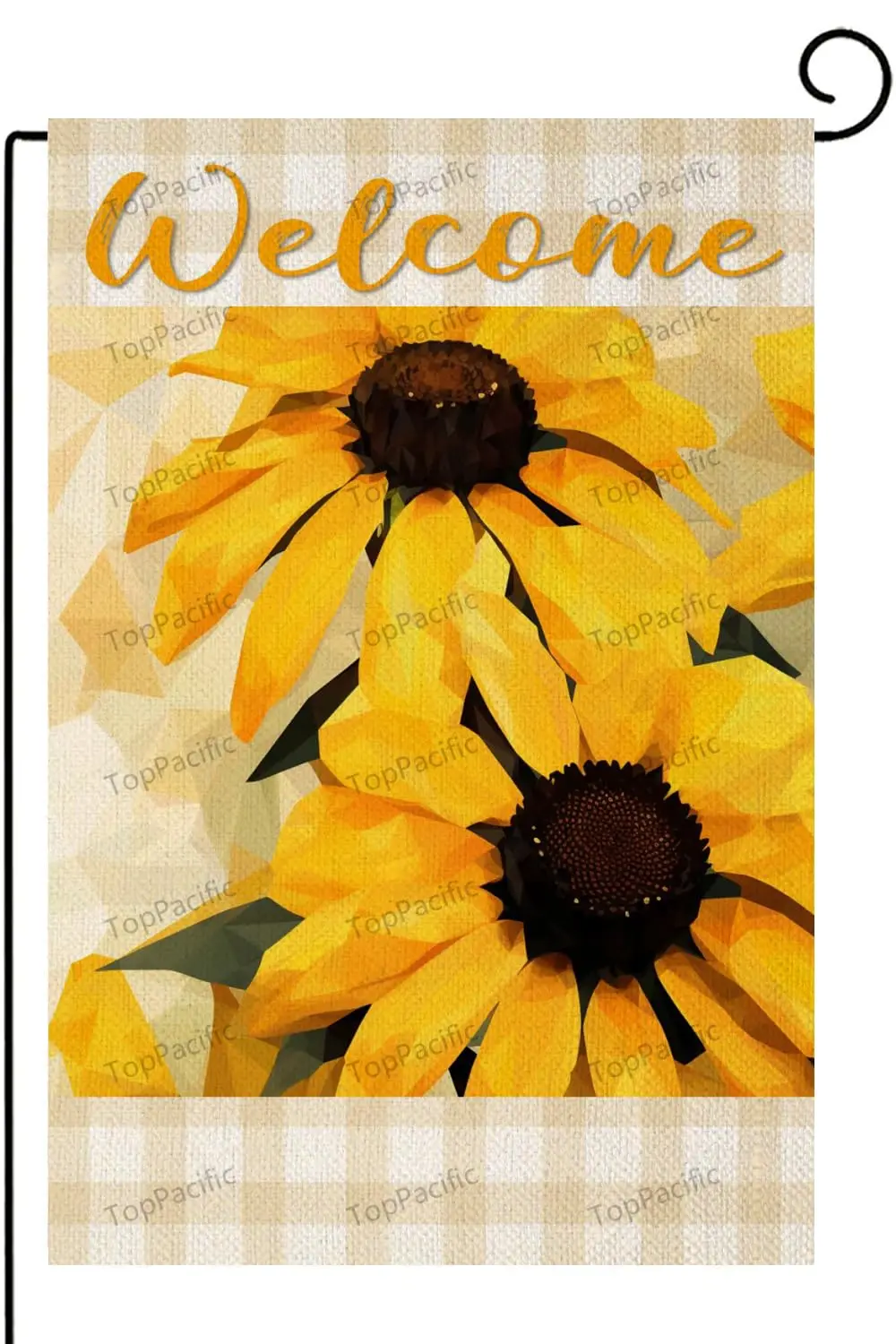 Black-eyed Susan Garden Flag for Outdoor Watercolor Flowers Small Yard Flag for Summer Outdoor Seasonal Decor for Farmhouse Holi