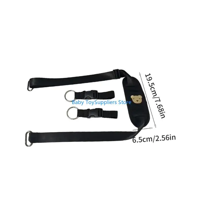 خطاف ملحق لعربات الأطفال من البوليستر المتين R1WF لتنظيم عربة الأطفال وسلامتها