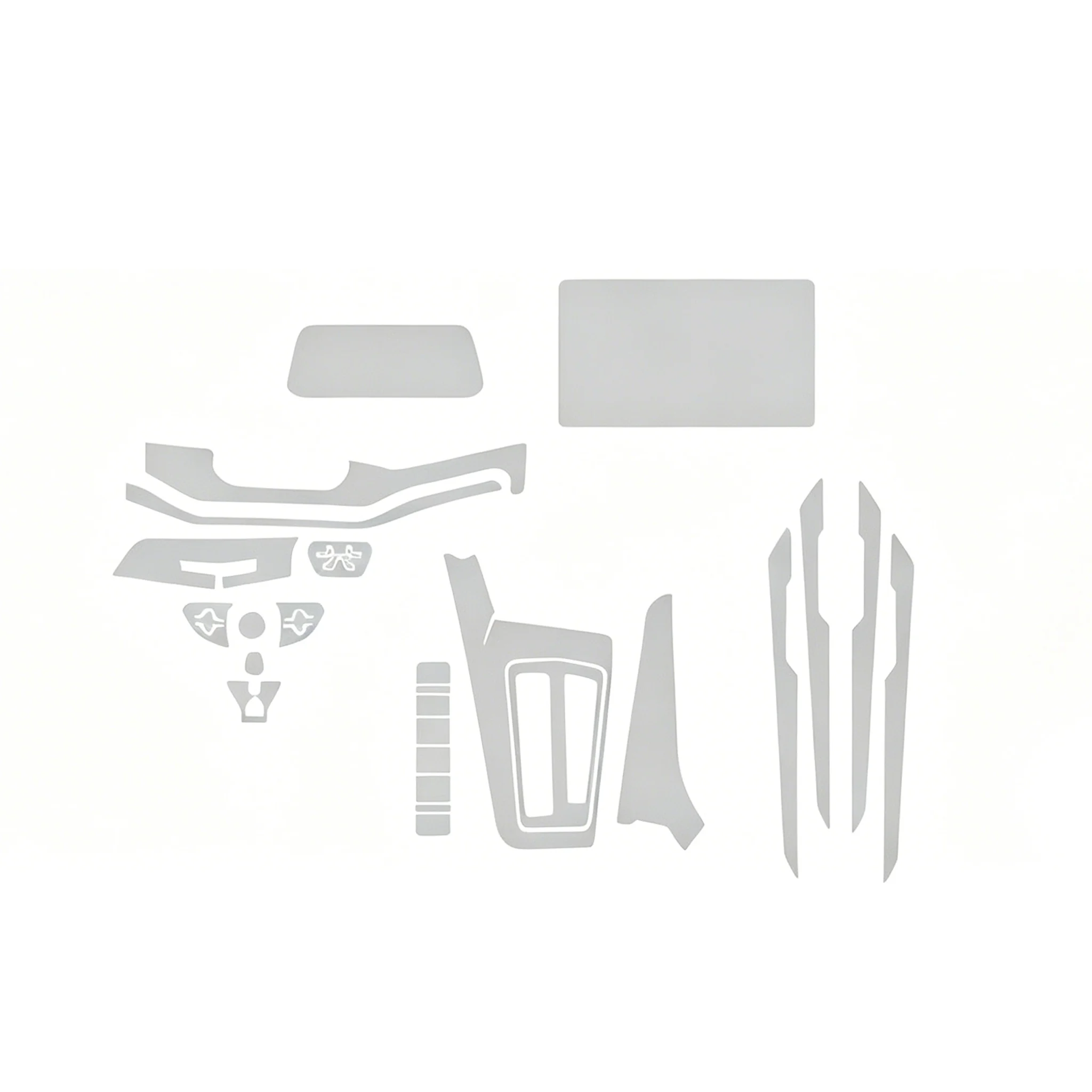 Für Volkswagen VW Golf 8.5 2025 Golf 8 MK8.5/7 2024 Innenraum-Schutzfolie Transparente TPU Mittelkonsolen-PPF-Schutzfolie – Detail 7