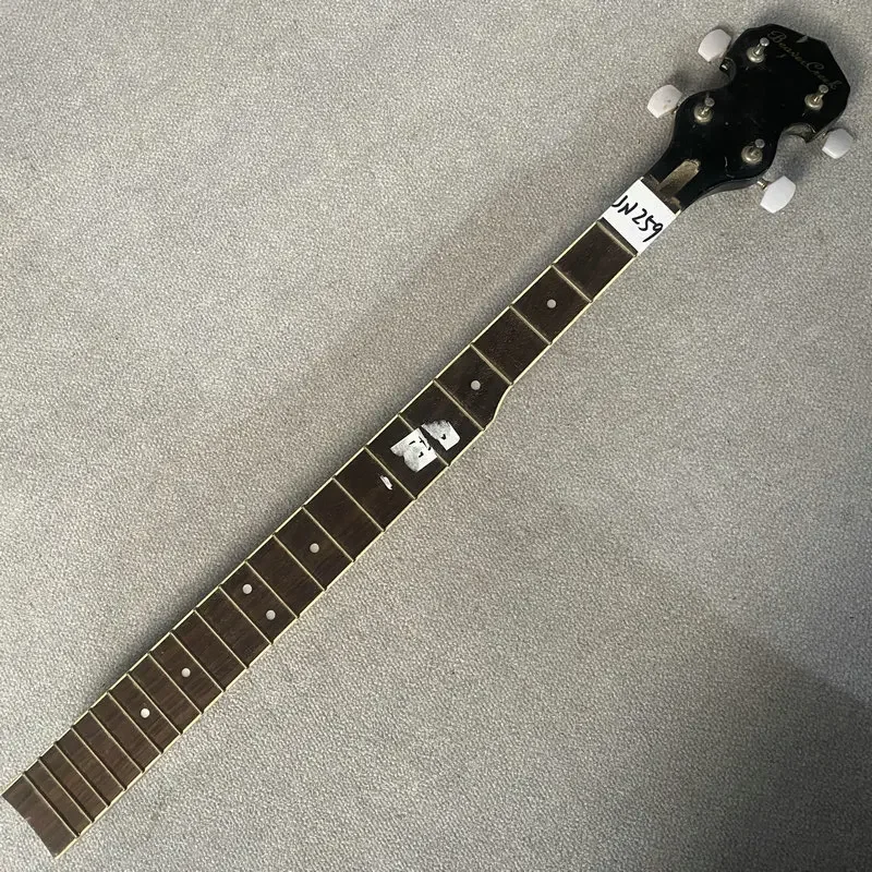 BeaveiCieek-Banjo Black Headstock, Original and Genuine, 5 Strings, Left Hand, 22Frets, Machine Head, Missed One, DIY, LN259