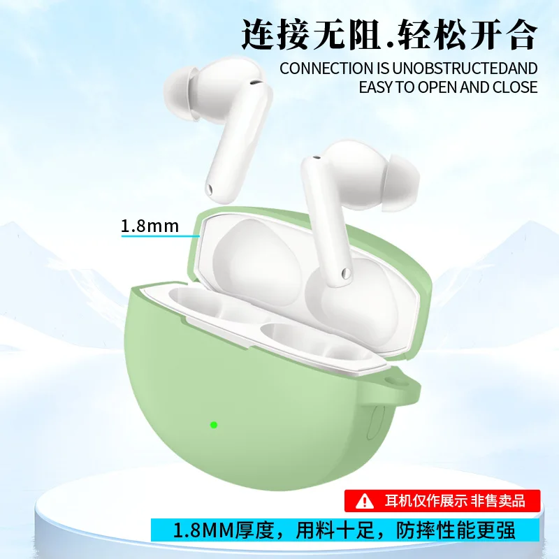 OnePlus Buds 4용 실리콘 케이스 - 충격 방지 방진 완전 보호 이어버드 충전 커버