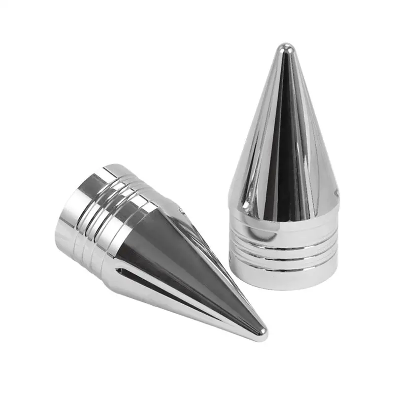 Motorcycle Front Twisted Axle Nut Covers Spike Axle Caps For Touring Road King Dyna Softail Sportster