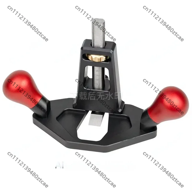Adjustable Cutting Depth Woodworking Chisel Aluminum Alloy Hand Planer Router Plane Carpentry Hand Tool