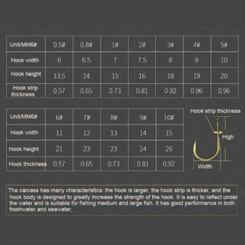 20Pcs/Pack High Carbon Steel Golden Fishing Hooks Barbed Sharp Barbed Hook Golden Puncture Strong Gold Fish Hooks Fishing Lover