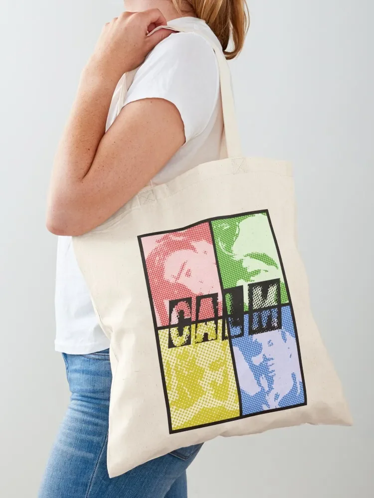 CALM Pop Art Tote Bag shoping bag Customizable tote bag bags for women