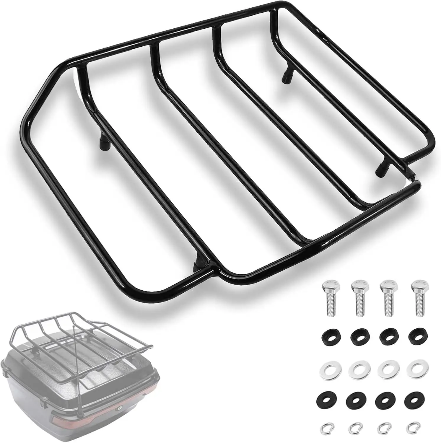 

Багажник GB&CP Moto для мотоциклов, верхний кронштейн, совместимый с Harley Touring CVO Street Glide Ultra Limited 84+