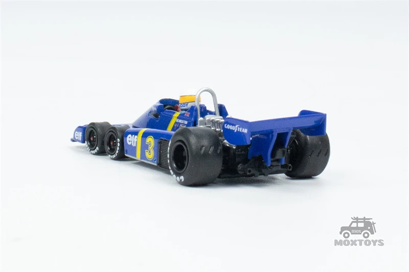 Mini GT Diecast modelo carro, Jody checkter, Patrick Depailler, GP sueco, Tyrrell P34, #3, 1:64, 1976