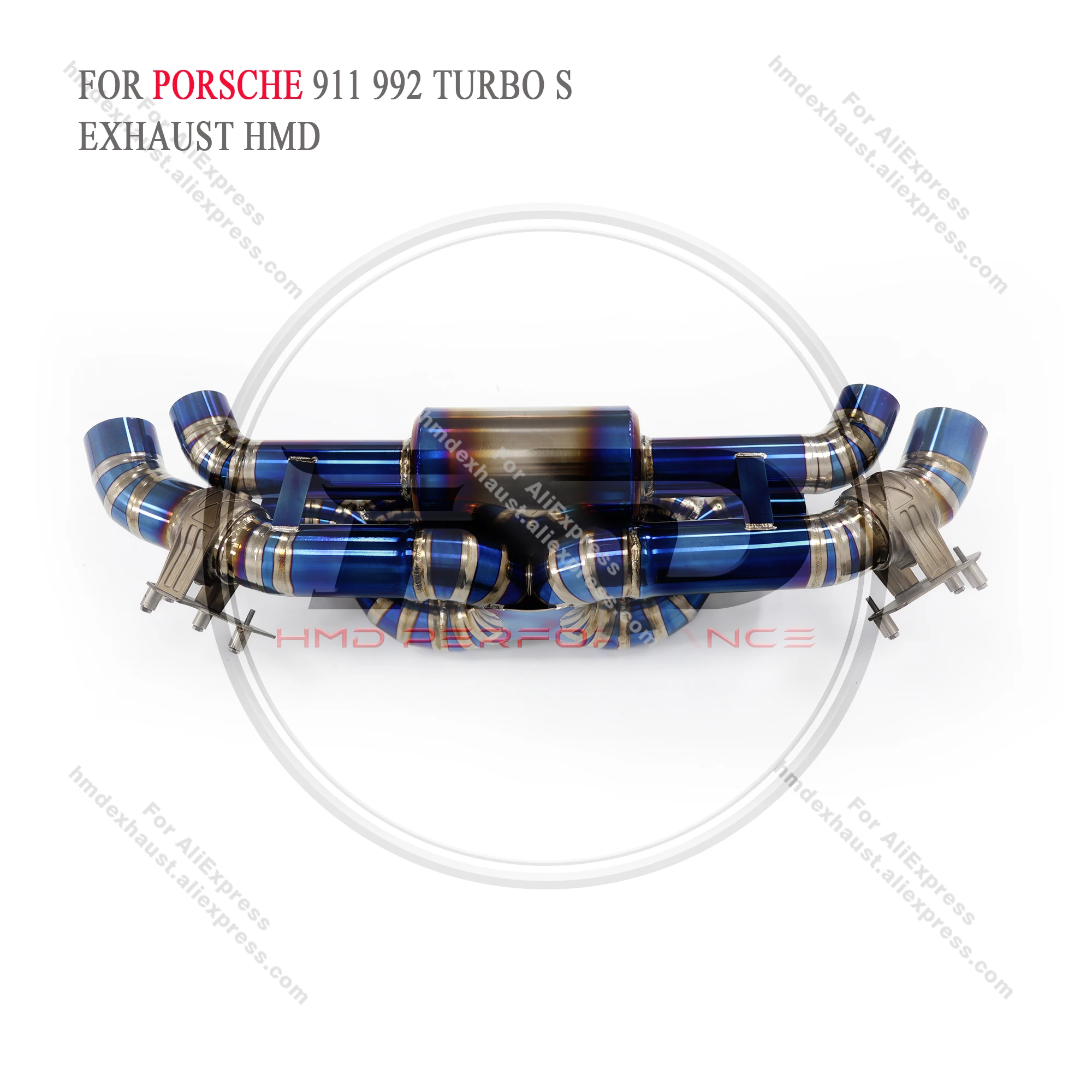 HMD Titanium Exhaust System Performance Valve Catback For Porsche 911 992 Carrera 3.0T Muffler For Cars