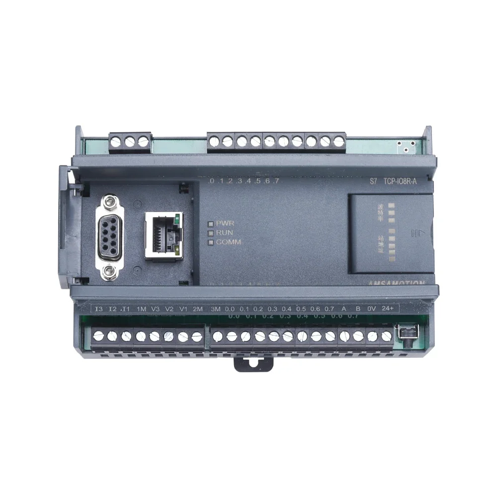 Imagem -05 - Rtu Relé de Expansão Ethernet High Velocidade Communication Module 8i8o 6ai1ao para Siemens Smart200 300 1200 Modbus s7 Tcp-io8r-a