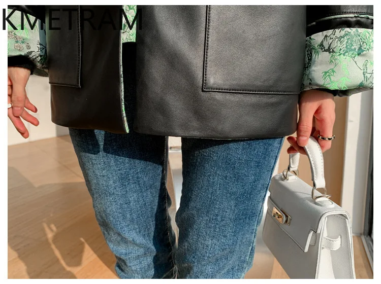 Damska kurtka ze 100% prawdziwej owczej skóry, czarna, dwustronna, skórzana, nowa kolekcja odzieży wierzchniej na jesień 2025, chaquetas.