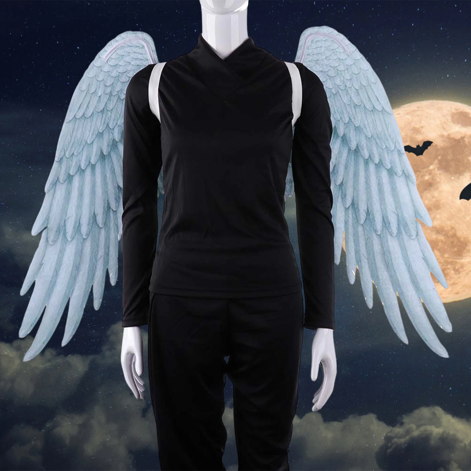 

Halloween Angel Wing Costume Props Creative Carnival Cosplay Costumes for Halloween Themed Party Accessory