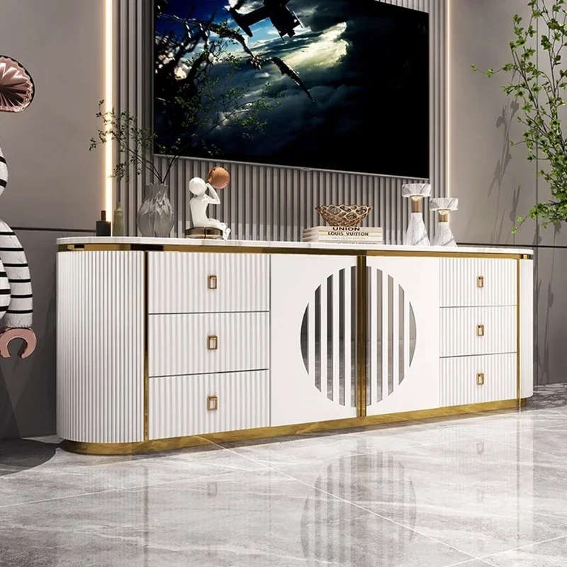 Nordic Trendy Mobiletto Porta Tv Mid Century Furniture Universal On Ground Tv Stand Beauty French With Storage Trendy Tv Stand