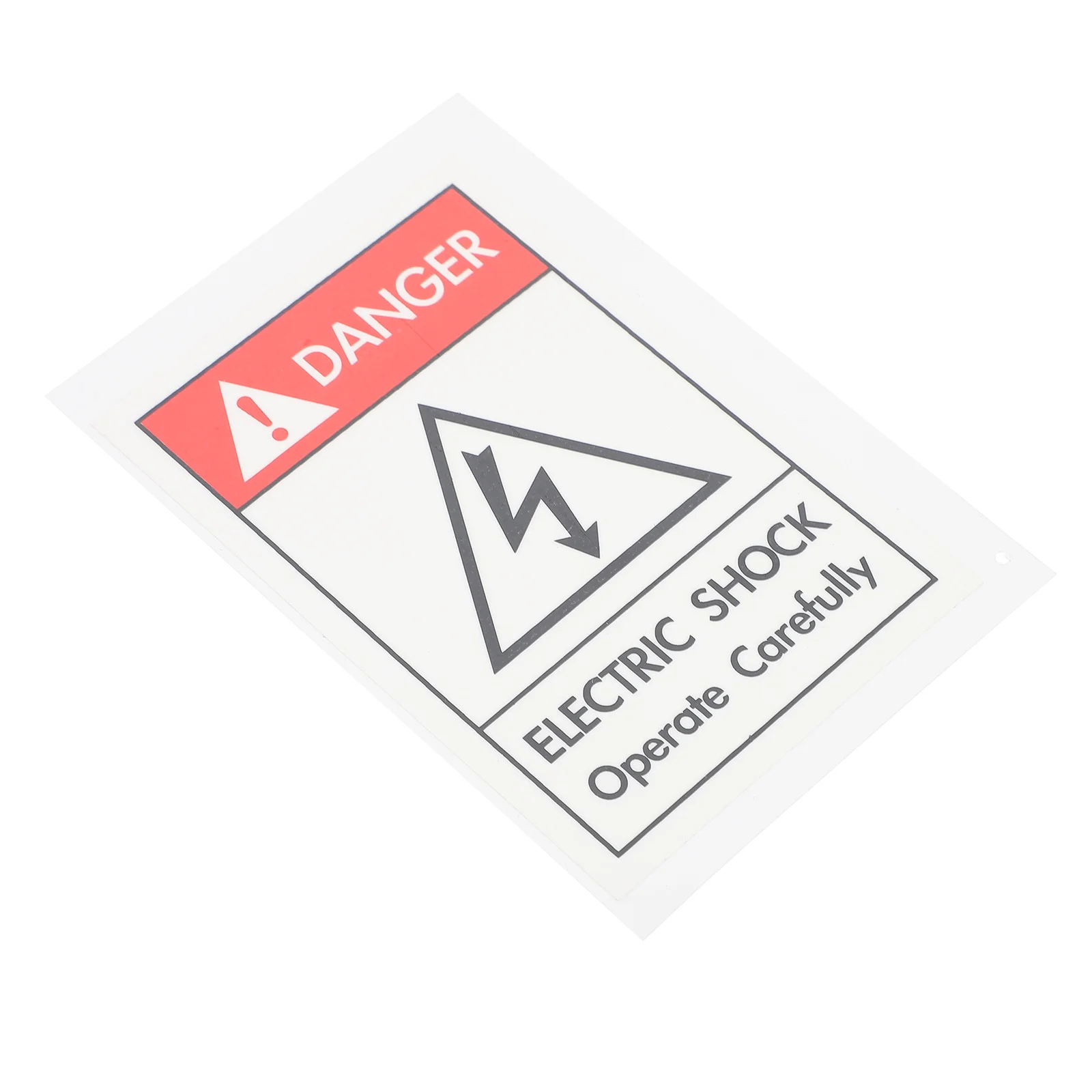 Equipment Electric Shocks Sign Sticker Electric Shocks Caution Label Sticker Electric shock warning hazard warning