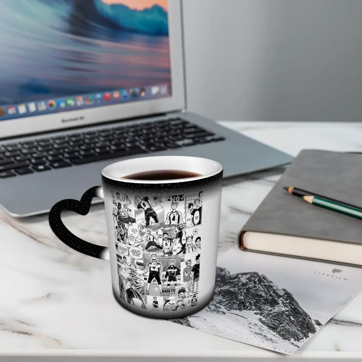 Bokuto Manga Collage Mug Funny Ceramic Coffee Cups Tea Mugs Milk Cup Drinkware Gift for Friends