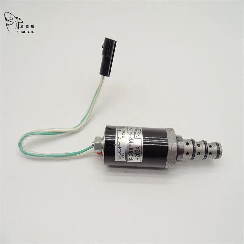 KDRDE5KR-20 40C70-230A para válvula solenoide Kobelco R215-7 R225-7 SK200-6 SK200-3 DH200-7 EC210 válvula solenoide de bomba hidráulica