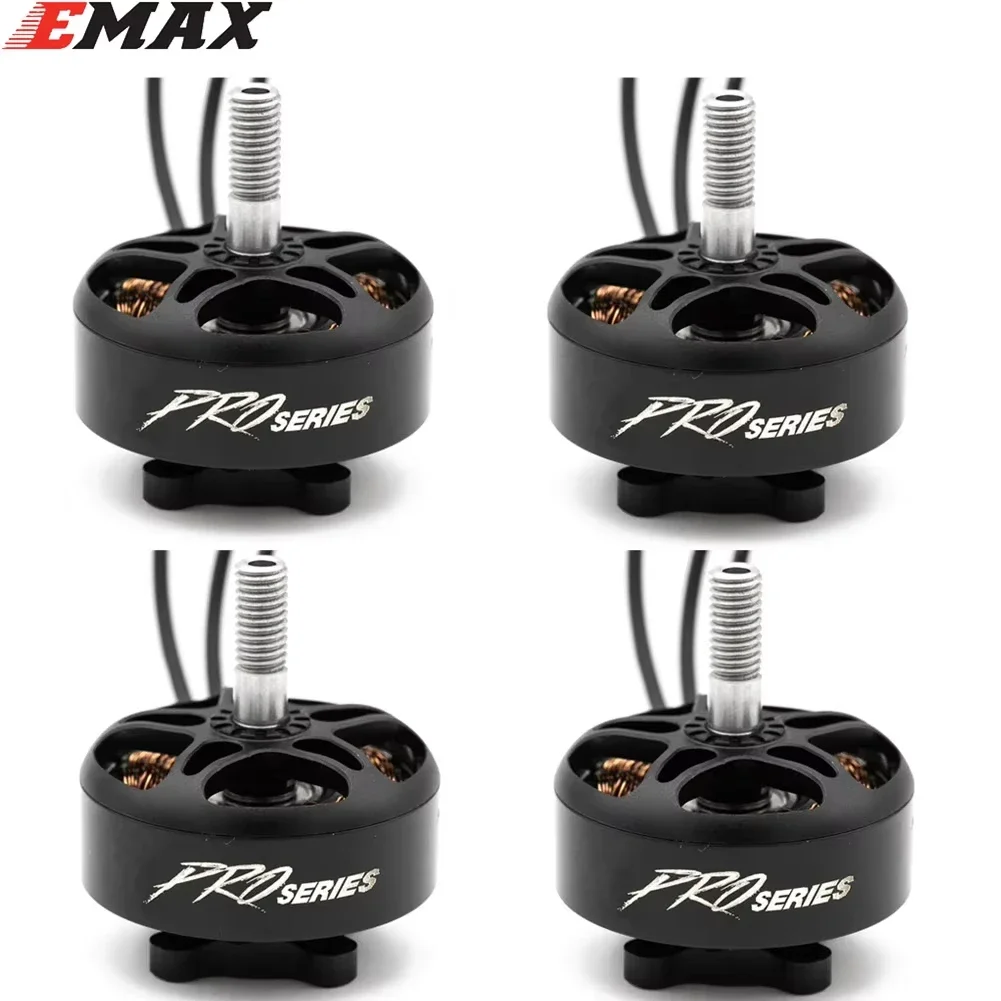 UniFly 4pcs EMAX PRO Series 2808 1350KV 1500KV 3-6S 1900KV 3-4S Brushless Motor Suitable For 5-7 Inch FPV Racing Drones