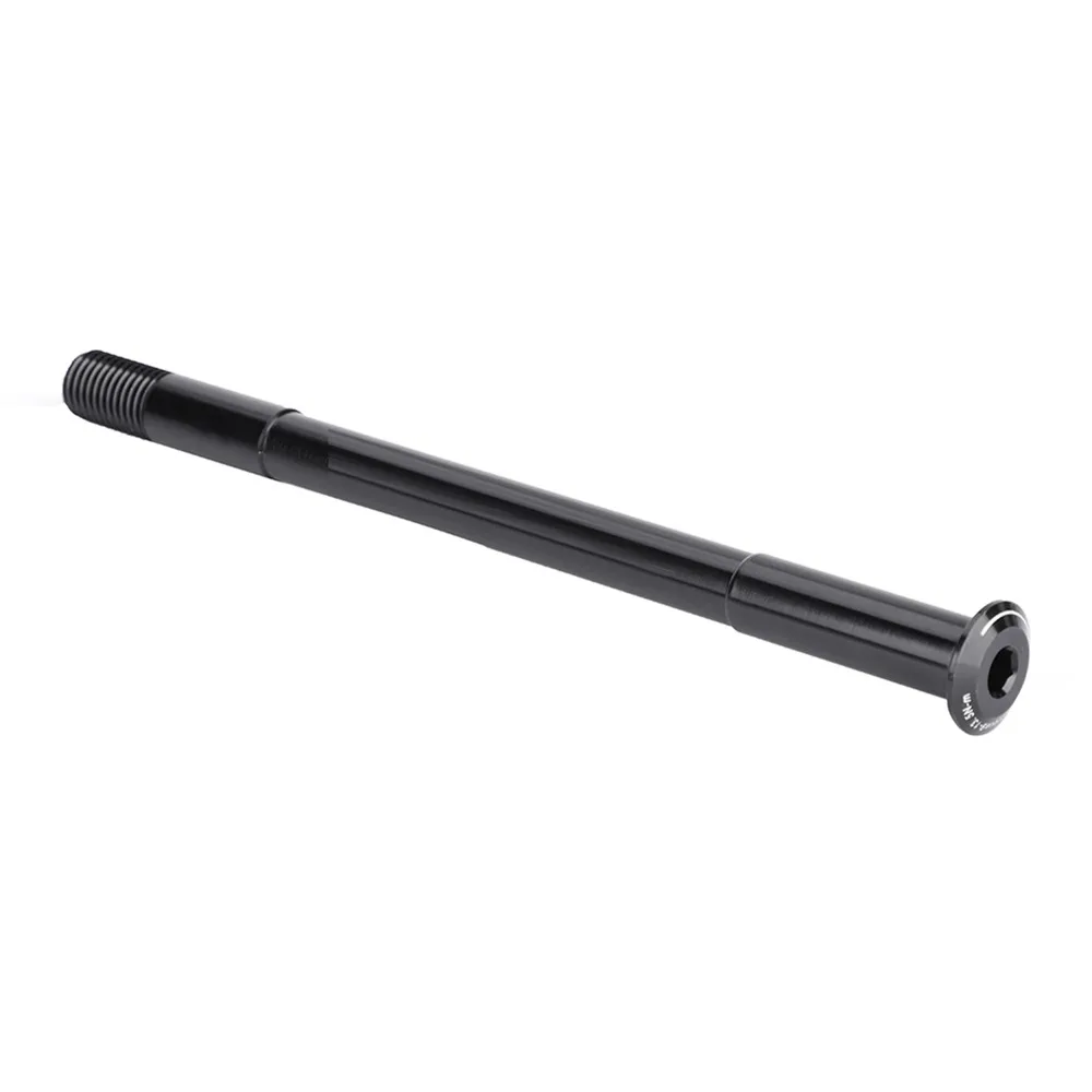 Durable M12 X 1.5 Thread Bike Thru Axle Aluminium Alloy Black Front Hubs Lightweight Fork Thru Axle Bike Repair