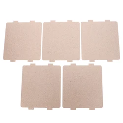 5pcs For Magnetron Cap 9.9*10.8cm Spare Parts Thickening Mica Plates Microwave Ovens Sheets