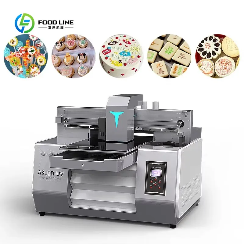 Customized A3 Multifunctional Edible Food Printer - Direct Printing for Macaron, Cake & Chocolate & More